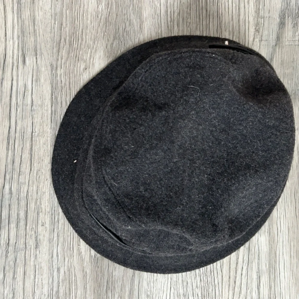 Coach‎ Women's Black Wool Blend Bucket Hat Sz M/L